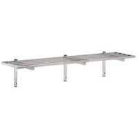 Étagère murale grillagée en acier inoxydable | 6 formats