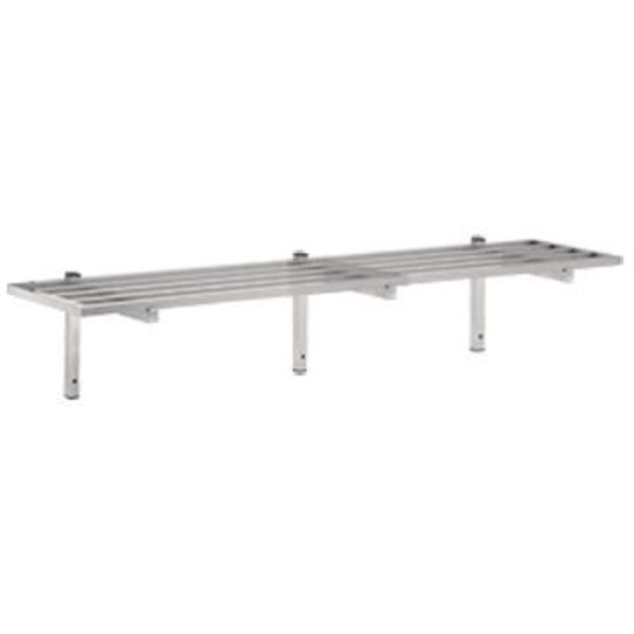 Grid Wall Shelf Stainless Steel | 6 Formats