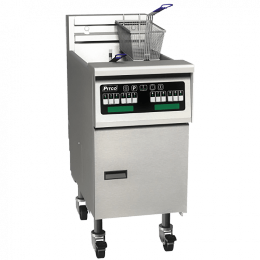 Deep fryer SE14S | Stainless steel | Adjustable | 60kg/h | 873 x 397 x 1010 mm