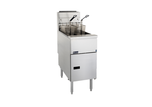  Pitco Friteuse SG14S | acier inoxydable | 60 kg/h | 876 x 397 x 1172 mm 