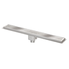 HorecaTraders Caniveau de douche | acier inoxydable | Brossé | 1200 x 100 x 147 mm