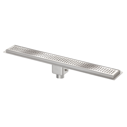  HorecaTraders Shower channel | Stainless steel | Brushed | 1200 x 100 x 147 mm 