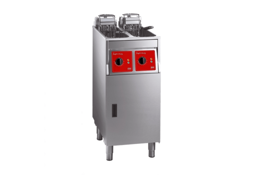  FriFri Friteuse | Dubbele tank | Kast | RVS | 22kW | 17-20,5 L 