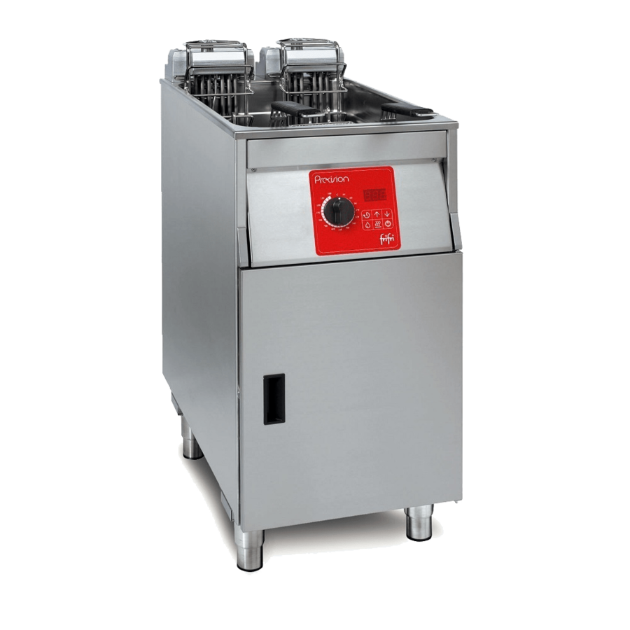 Deep Fryer | Single tank | Cabinet | Stainless steel | 22kW | 17-20,5 L