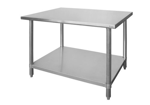  Hendi Table de travail | acier inoxydable | Entreprise | Réglable en hauteur | 5 tailles 