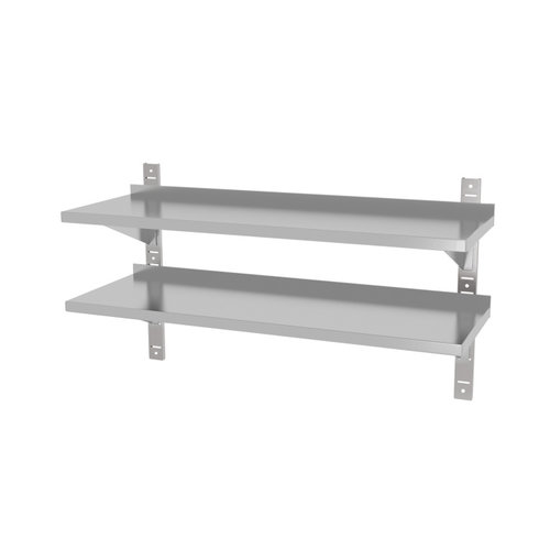  Hendi Double wall shelf | Stainless steel | Adjustable | 4 sizes 