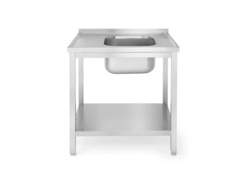  Hendi Sink table | Single sink | Undership | 800x600x850mm 