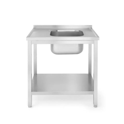  Hendi Sink table | Single sink | Undership | 800x600x850mm 