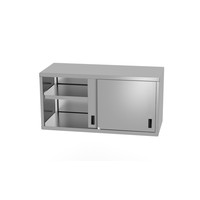 Wall mounted cabinet | Sliding doors | stainless steel | 2 Formats