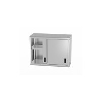 Wall mounted cabinet | Sliding doors | stainless steel | 2 Formats