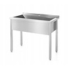 Sink | Single bowl | Stainless steel | Adjustable | 2 sizes