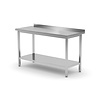 Hendi Wall work table | Under shelf | adjustable | Stainless steel | 4 sizes