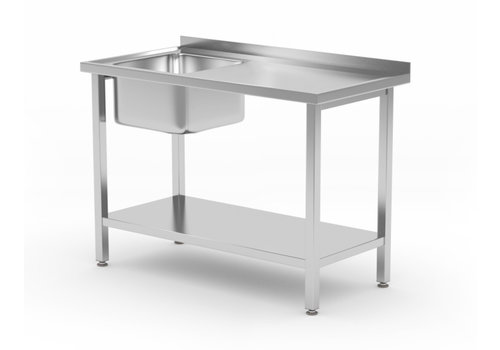  Hendi Sink table | Single sink | Undership | 2 Models 