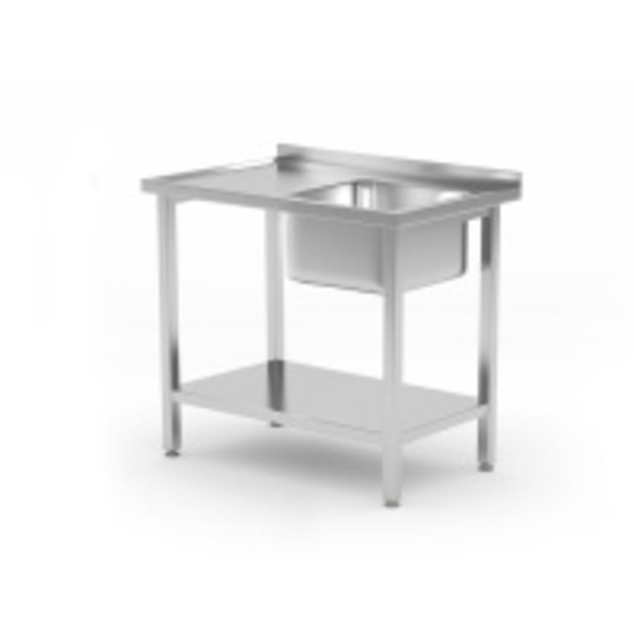 Sink | Single bowl | Undershelf | 2 Models