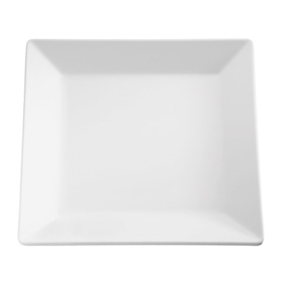 Serving tray | White | Plastic | 37 x 37 x 3 cm