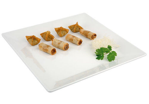  APS Plateau de service | Blanc | Plastique | 21 x 21 x 2,5 cm 