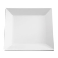 Plateau de service | Blanc | Plastique | 26,5 x 26,5 x 3 cm