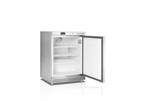  Tefcold Réfrigérateur bar | acier inoxydable | 130L | 600 x 585 x 855 mm 