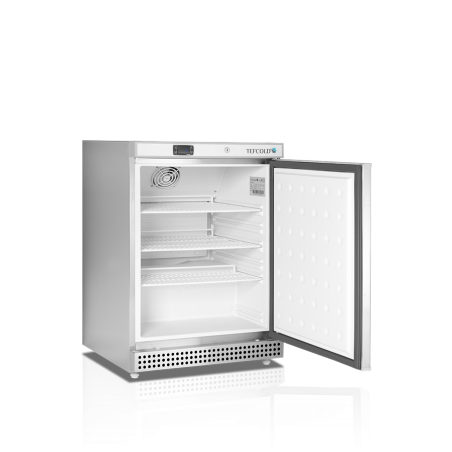Réfrigérateur bar | acier inoxydable | 130L | 600 x 585 x 855 mm