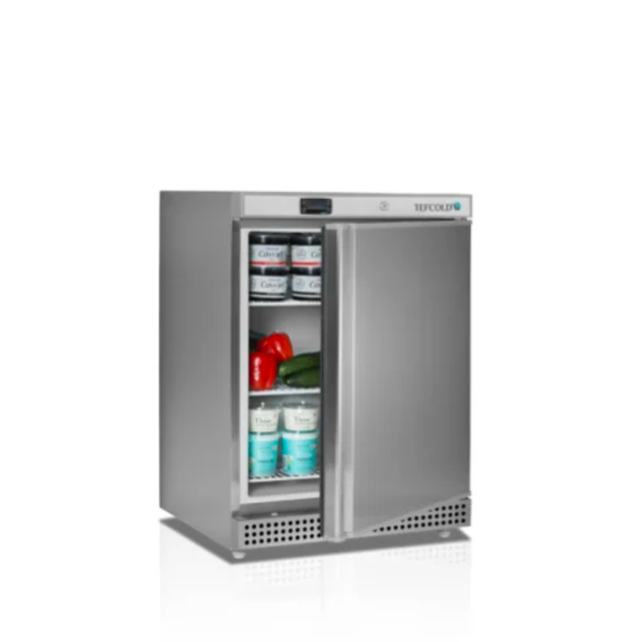 Réfrigérateur bar | acier inoxydable | 130L | 600 x 585 x 855 mm