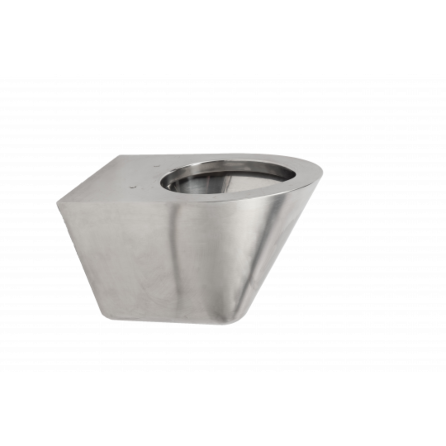 Toilettes suspendues | acier inoxydable | 2 modèles