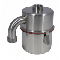 Sand trap | Ceto Including Siphon | Stainless steel | Ø 162 x 242.4 mm