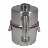 Sand trap | Ceto Including Siphon | Stainless steel | Ø 162 x 242.4 mm