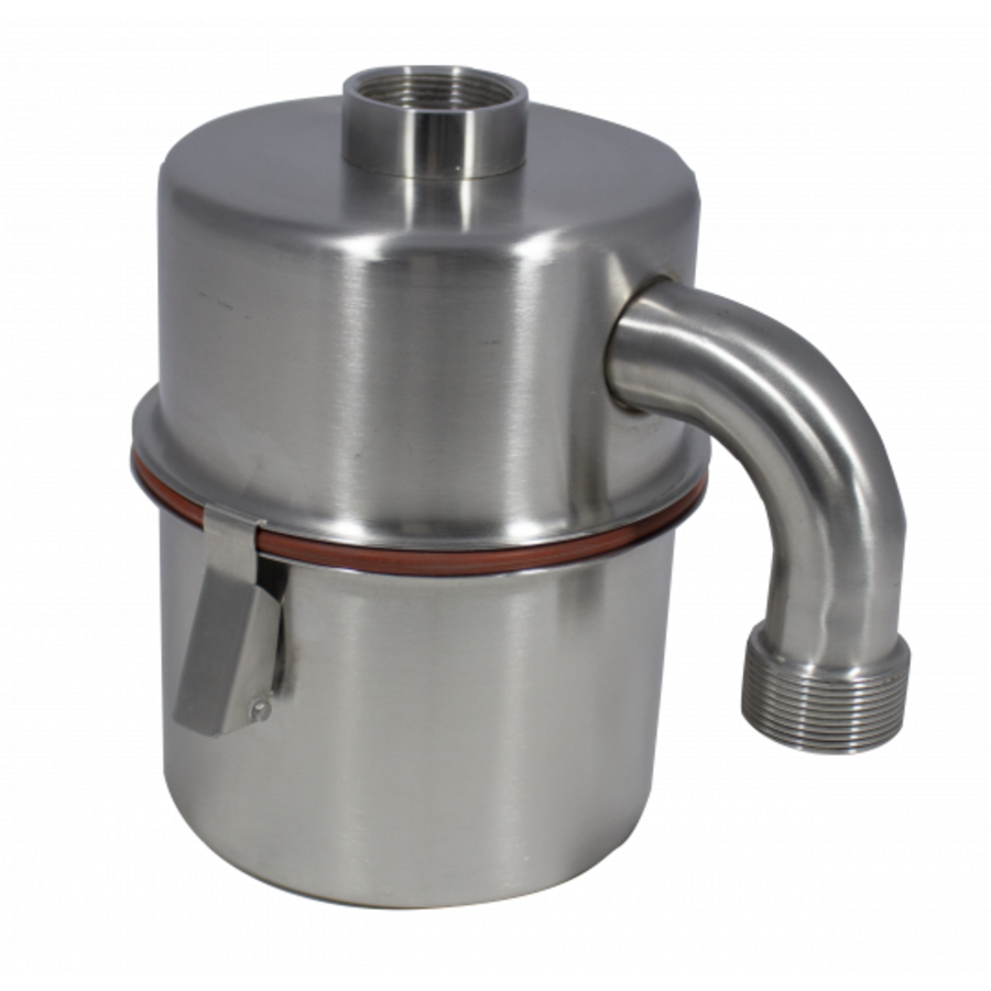 Piège à sable | Ceto avec siphon | acier inoxydable | Ø 162 x 242,4 mm