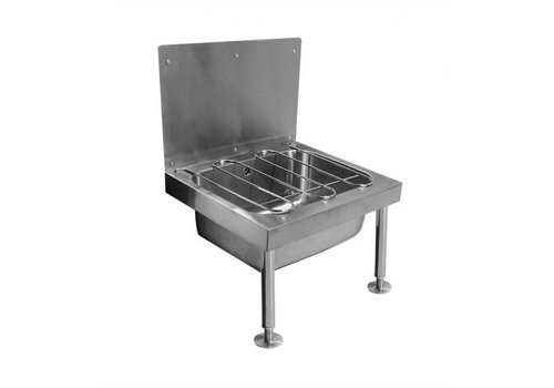  HorecaTraders Évier | acier inoxydable | 600 x 530 x(h)844 mm 