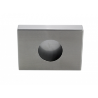 Distributeur de sachets hygiéniques | acier inoxydable | 132 x 24 x 93 mm