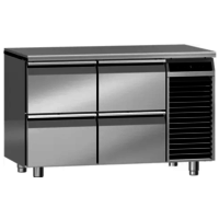 Refrigerated workbench | Chrome nickel steel | 1300 x 700 x 850mm