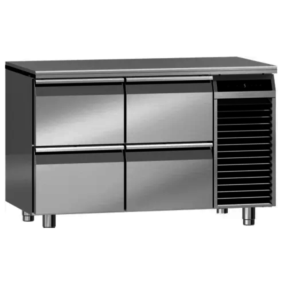 refrigerated workbench | Chrome nickel steel | 1300x700x850mm