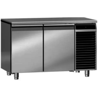 refrigerated workbench | 2 doors | Chrome nickel steel | 1300 x 700 x 850mm