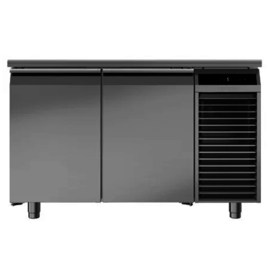 refrigerated workbench | 2 doors| Chrome nickel steel| 1300x700x850mm