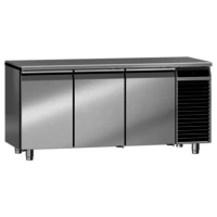 Refrigerated workbench | 3 doors | Chrome nickel steel | 1780x700x850mm