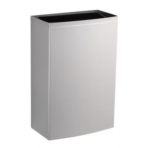  HorecaTraders Surface mounted waste bin | 385 x 215 x 585mm 