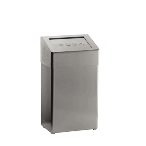  HorecaTraders Afvalbak | Duw klep | 278 x 183 x 507mm 