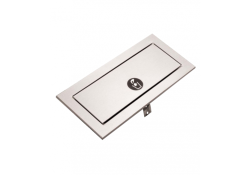  HorecaTraders Waste bin flap | self-closing | 285 x 115mm 