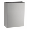 HorecaTraders Poubelle | acier inoxydable | 24L | 355 x 150 x 455 mm