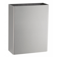 Poubelle | acier inoxydable | 24L | 355 x 150 x 455 mm