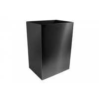 Poubelle | acier inoxydable | 75L | 420 x 320 x 585 mm