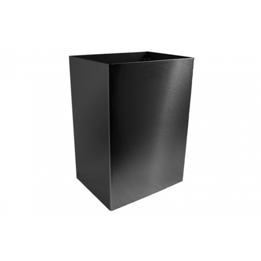 Poubelle | acier inoxydable | 75L | 420 x 320 x 585 mm