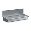 HorecaTraders extra long sink | stainless steel | with 2 tap holes| 120x47x44cm
