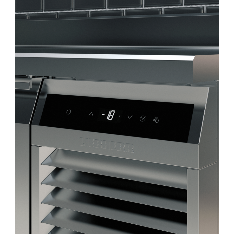 Freezer workbench | 3 doors | Chrome nickel steel | 1780x700x850mm