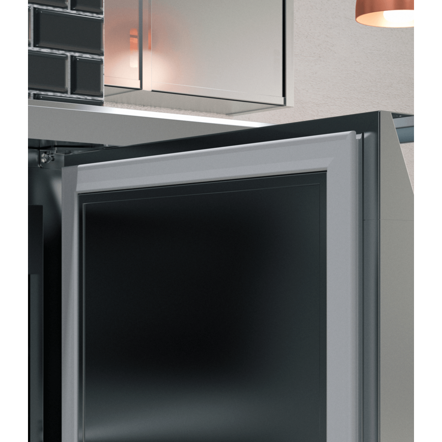 Kühlwerkbank | Chrom-Nickel-Stahl | 4 Schubladen | 1780 x 700 x 850 mm