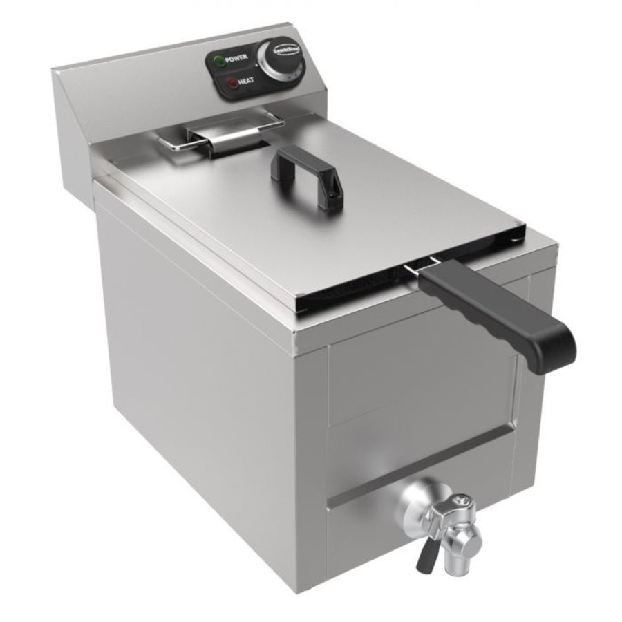 Table de friteuse | acier inoxydable | 8L | 230V | 305 x 545 x 305 mm