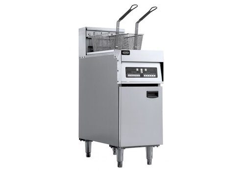  Combisteel Friteuse électrique | acier inoxydable | 2x 12,5L | 400 x 800 x 1180 mm 