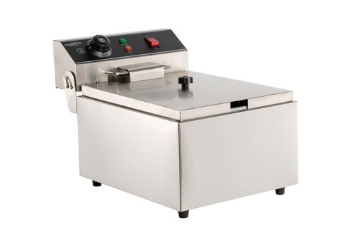  Combisteel Friteuse électrique | acier inoxydable | 6L | 290 x 440 x 290 mm 