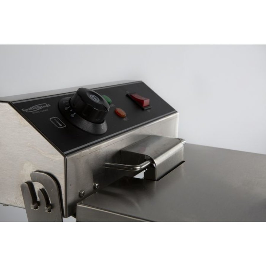 Friteuse électrique | acier inoxydable | 6L | 290 x 440 x 290 mm