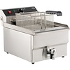 Electric Table Fryer | stainless steel | 400V | 10L | 340x560x380mm